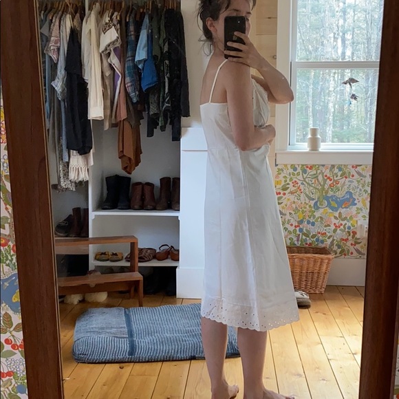 Vintage cotton eyelet slip size xs - Picture 4 of 9